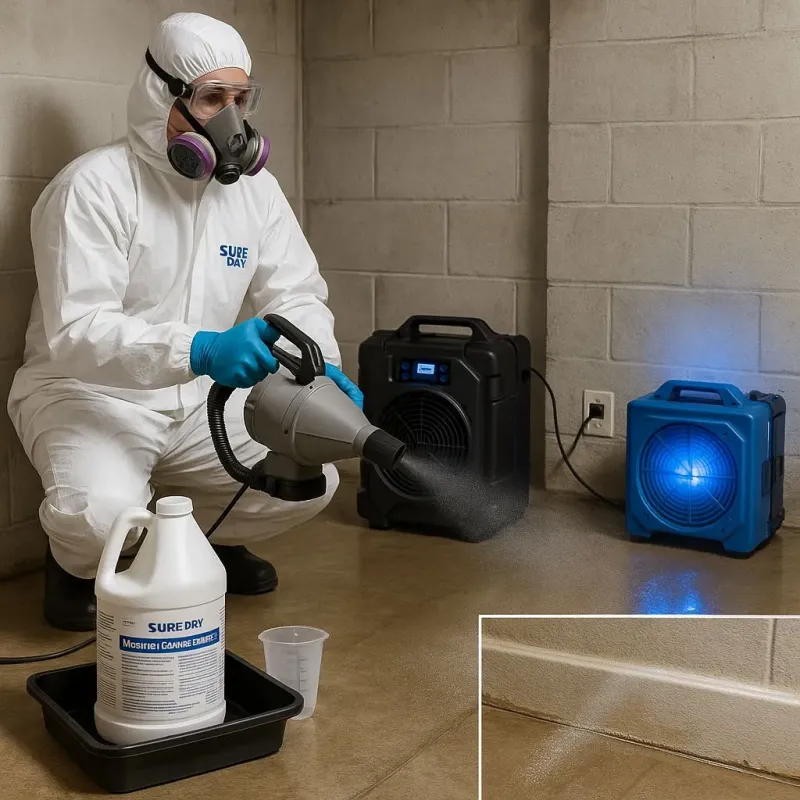 Sanitization and Odor Removal process in Hyde, PA